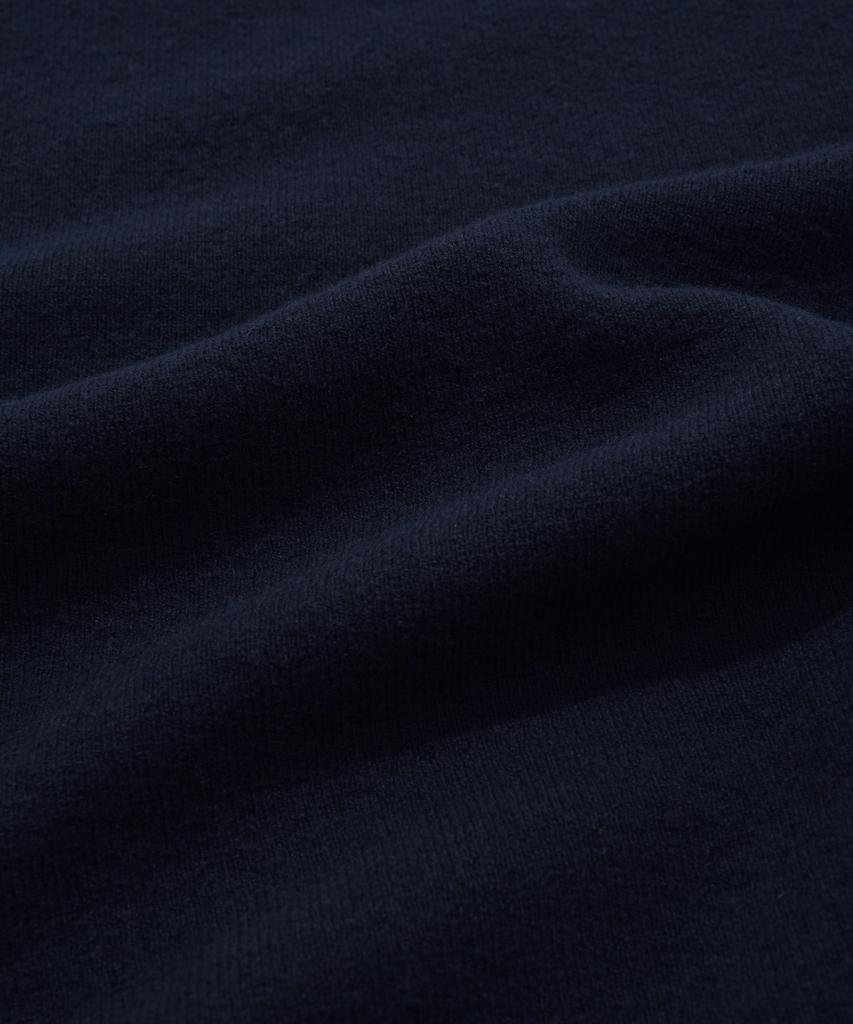 COVERNAT Lambswool Half Turtleneck Knit Navy