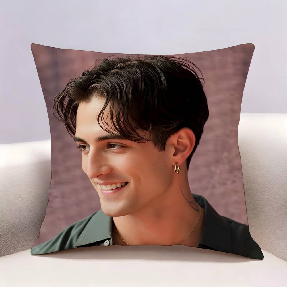 MManeskin DDamiano David Doublesided print Pillow Case Pattern Printed Pillowcase For Living Room Sofa Cushion Cover