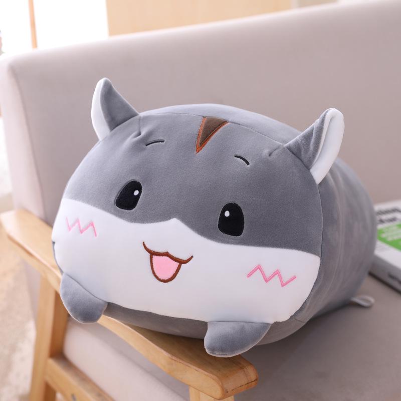 Animal Plush Throw Pillows and Festival Doll Figurines Gift Set