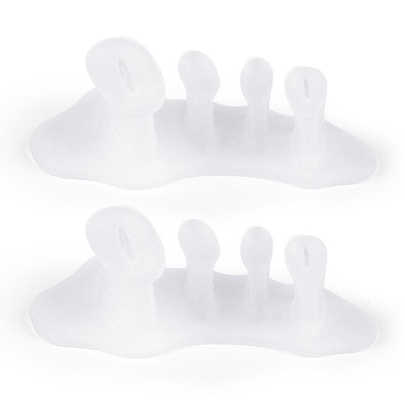 Four-Hole Soft Toe Separator for Bunions and Overlapping Toes