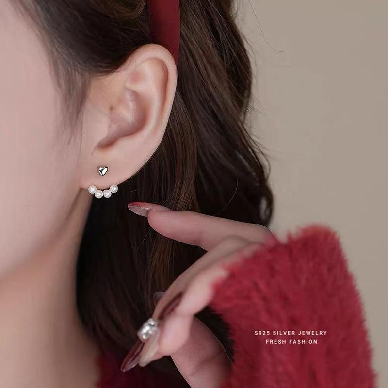 925 Sterling Silver Women's Ear Piercing Earrings - Versatile Cartilage Studs for Comfortable Sleeping