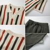Completi Estivi da Uomo a 2 Pezzi Set Corti in Maglia Vintage Pullover a Manica Corta Polo Casual Tuta da Spiaggia Top a T-shirt e Pantaloncini Set Coordinato per Uomo