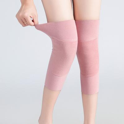 1 Pair Stretchy Knee Warmers Anti-Slip Thermal Knee Sleeves Knee Wraps with Warmer Patch Pocket for Women Men Dance Basketball Football Yoga