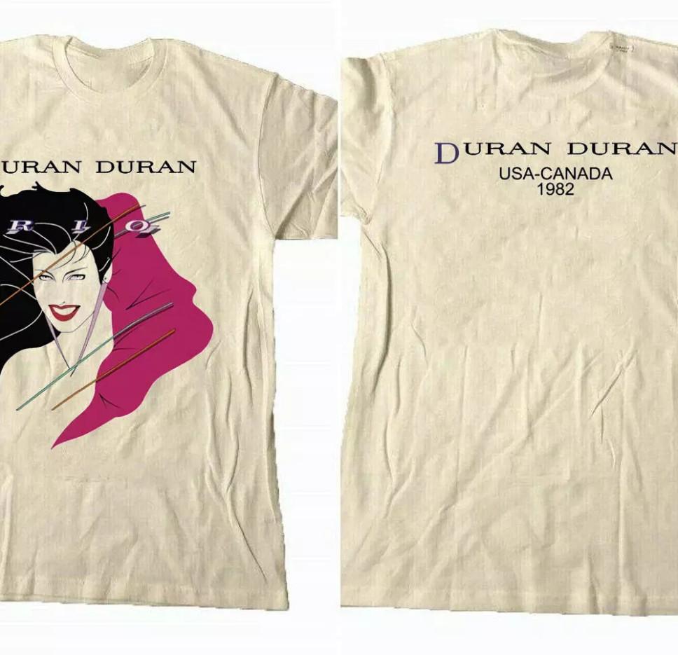 Футболка Duran Duran, Хлопковая футболка с коротким рукавом Duran Duran Rio S