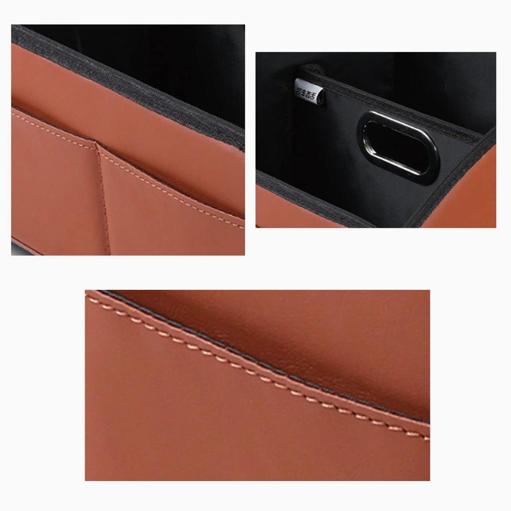 Tinopui Car Storage Large Capacity with Trunk Storage Car Outdoor Convenient Car Accessory Box, Foldable, Dividers, Case, Camping, Use,