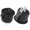 5/20/100Pcs 2Pins ON-OFF KCD1 Round Rocker Switch Push Button Electrical Power Toggle Switch for Car Boat Switches