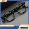 Men's & Women's Trendy Sheet Metal Eyeglass Frames, Margiela MM009 Inspired, Influencer Style, Little Red Book, Plain Face Prescription Frames
