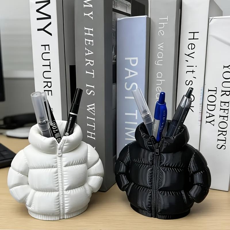 Multi-Functional Pen Holder Storage Box with Pen Marker Holders Desk Suitable for Office for Students Professionals