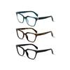 TUREZING Presbyopia Eyeglasses Diopter Glasses Mens and Womens Stylish Square Frames High Definition Optica+l Lenses Diopter 0 To +60