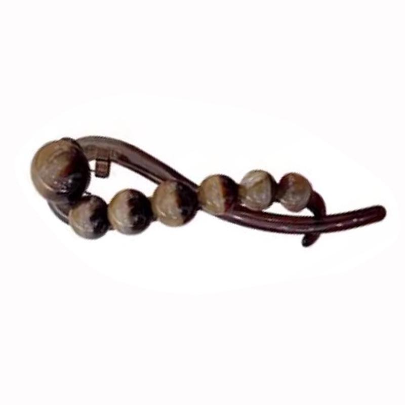 2024 Retro Gradient Twist Bead Hair Clip - Elegant Women's Updo Accessory