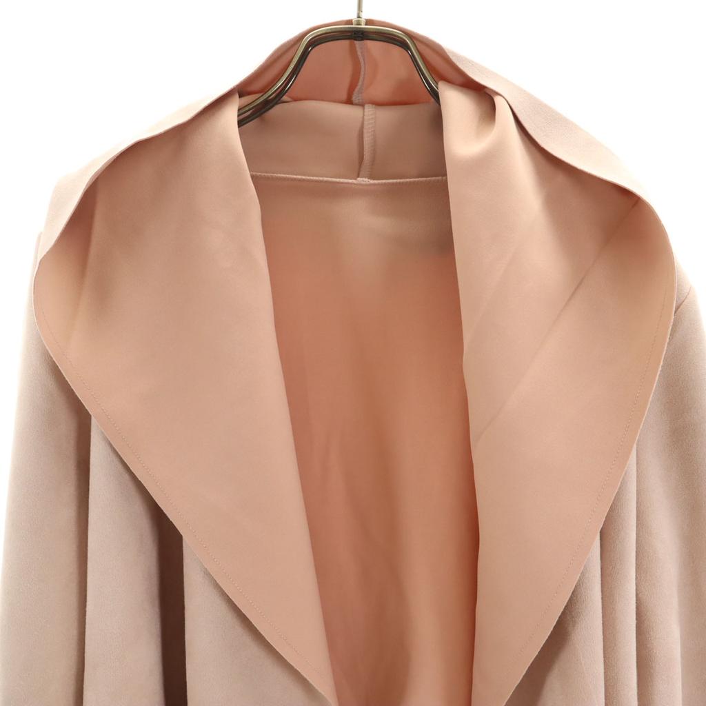 unused nano&co Faux suede kimono coat 36 pink Nano Universe Women Used