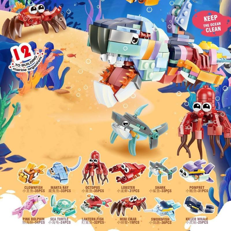 Building Blocks Advent Calendar 2025, 24 Packs Animal Insect Building Blocks Countdown to Christmas Party Favors for Kids