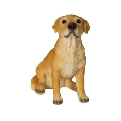 Ubia Oturan Labrador Retriever x x cm Oyuncak Figür Süs Hayvan Bahçe Dekorasyonu Köpek (Küçük) 9.8 5.5 9.5 H12259-B