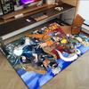 1pc Naruto Anime Series Carpet for Playroom Bedroom Living Room Sofa Home Decor,kids Game Area Rug Non-slip Floor Mat Y723112