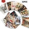 32pcs, Vintage Christmas Postcards, Christmas, Birthday/Anniversary Gifts, Collectibles, Perfect for Gifting, Mail-Ready.