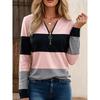 Women Half Zip Long Sleeve Tee 2026 New Slim Fit Basic Layer Under Coat Tshirt