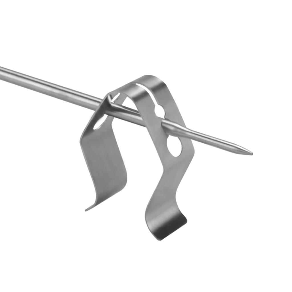 Barbeque Probe Clip Holder Anti Rust Scald Smoke