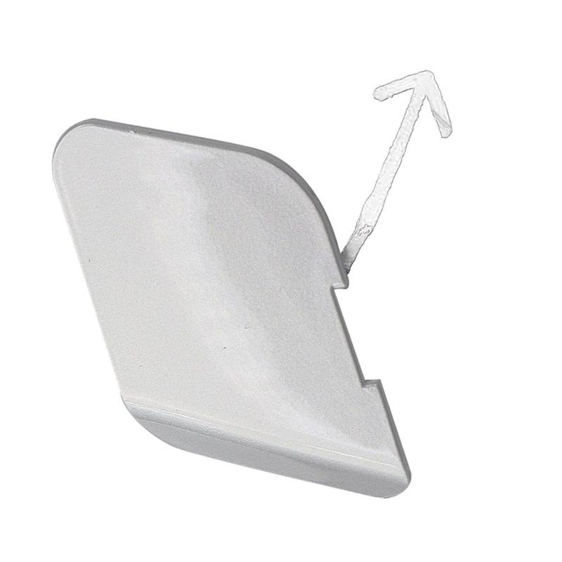 71104TF0900 Car Front Bumper Tow Hook Eye Cover Cap Fit for Honda Fit Jazz GE6 GE8 2012-2014 Silver Plastic