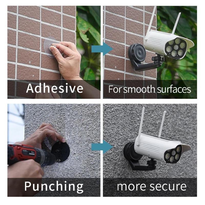 Magnetic Solar Motion Sensor Light Outdoor, 3 Modes Type-C Charging Security Lamp with Dummy Camera & Adjustable Angle