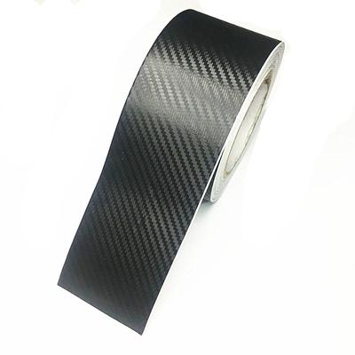 3D Carbon Fiber Car Sticker DIY Paste Protector Strip Car Door Sill Side Mirror Anti Scratch Tape Waterproof Protect Film