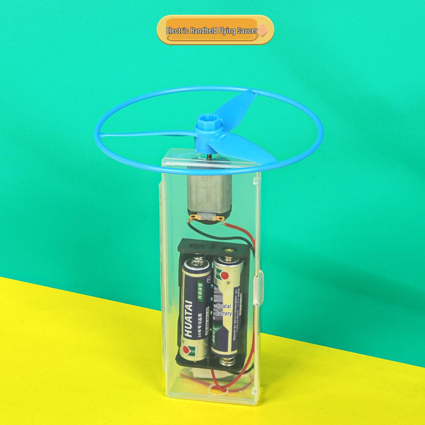 DIY Handheld Flying Saucer: STEM Physics Levitation Science Experiment Kit