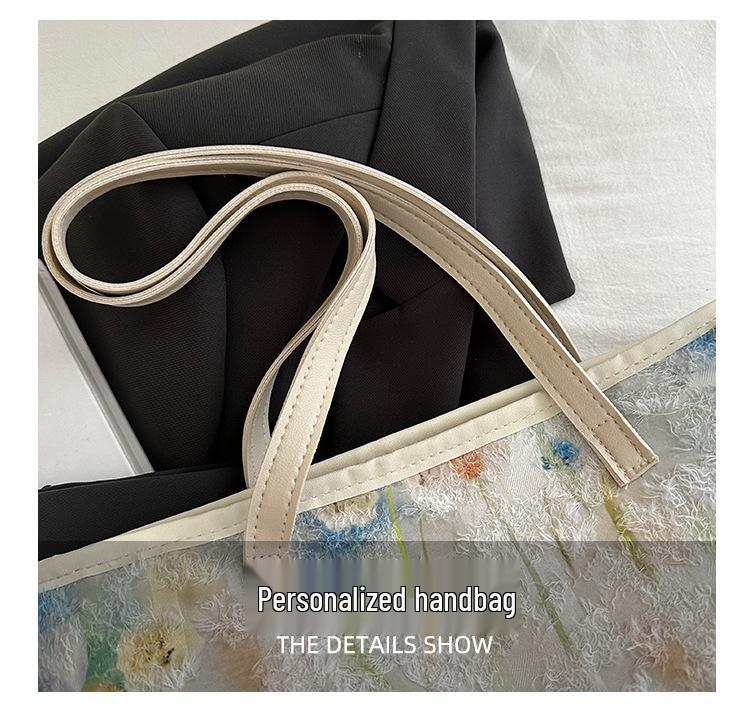 2025 Fashion Casual Shoulder & Hand-Carried Bucket Bag - Large Capacity, Fresh & Simple Design