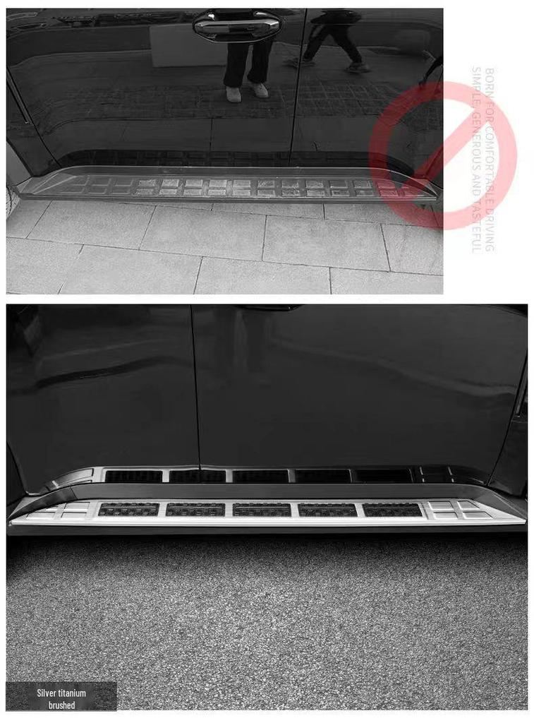 Jietu Traveler Stainless Steel Door Sill Steps for 23-26 T2 Models - Mountain Sea Style Accessories