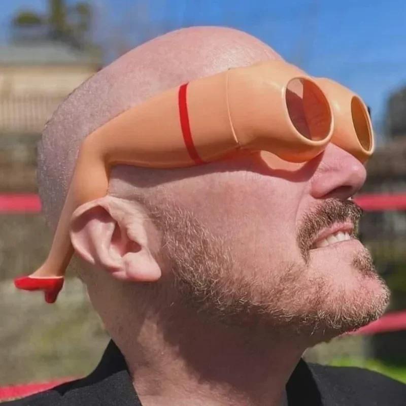 2025 New Novelty Leg & Buttocks Sunglasses Driving Shopping Personality Square Sun Glasses Male Female Glasses