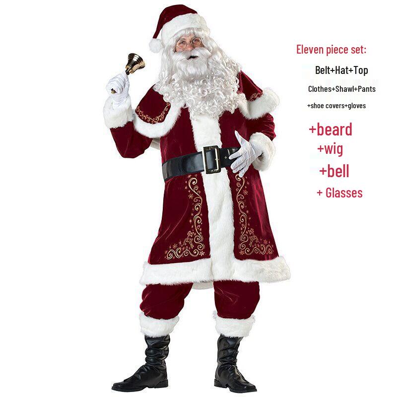 Retro Court Santa Claus Couple Costume - Women's Christmas Cosplay & Masquerade Dress