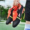 European Cup new seamless process flip-top spike football shoes men's and women's low-top lawn training sneakers