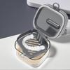 2-in-1 Multi-Layer Denture and Retainer Case with Mirror Lid – Leak-Proof Storage Box Including Cleaning Brush
