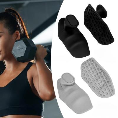 Fitness-Griffe Fingerlos Trainings-Fitnesshandschuhe Ergonomische Trainingsgriffe Handschutz Gewichtheber-Griffe Bodybuilding Gymnastik