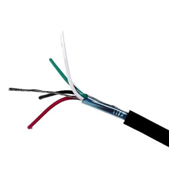 Geschirmtes Innenverdrahtungsmaterial 1m YJB PARTS Gavitt 2-lagig 4-adrig +