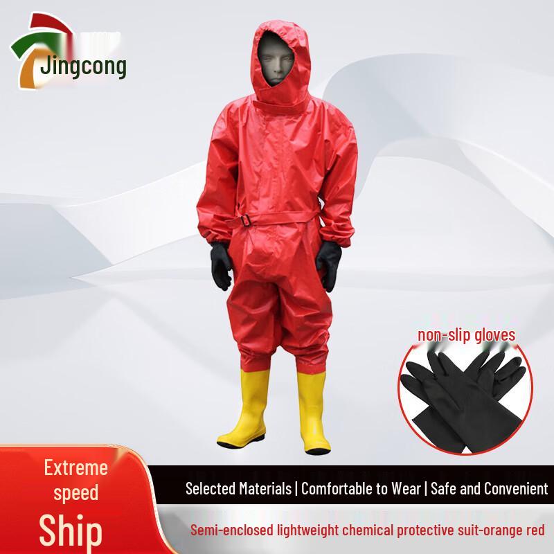 Jingcong Semi-Enclosed Chemical Protective Suit
