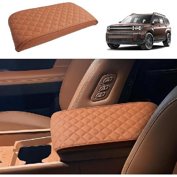 CDEFG Compatible With 2024 2025 2026 Hyundai Santa Fe Center Console Cover For 2025 Hyundai Santa Fe MX5 Accessories Armrest Cover 2025 Santa Fe