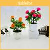 Ornament Rose Artificial Green Potted Plant Bonsai For Home Or Venue Wedding