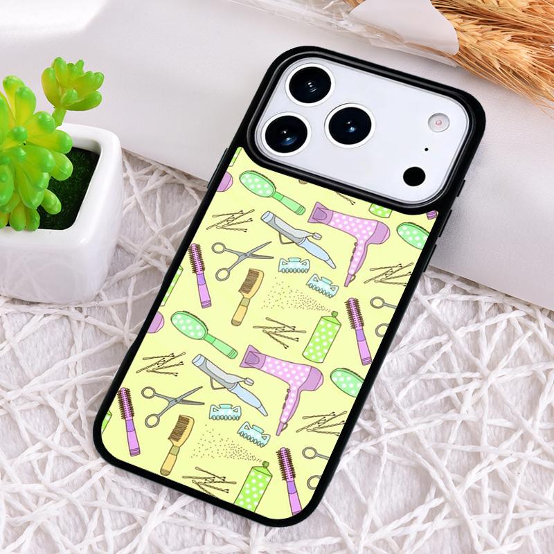 Hair Stylist Hairdresser Phone Case for iPhone 17 Air 16 15 11 12 14 13 Pro Max Shockproof Cover