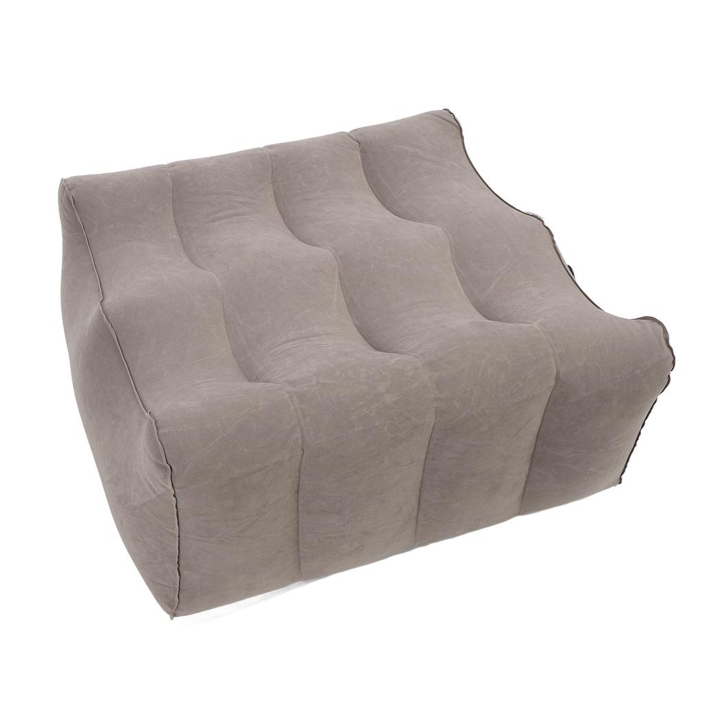 Leg Elevation Pillow Inflatable Wedge Pillow Wave Comfort Leg Pillow for Sleeping PVC Flocking