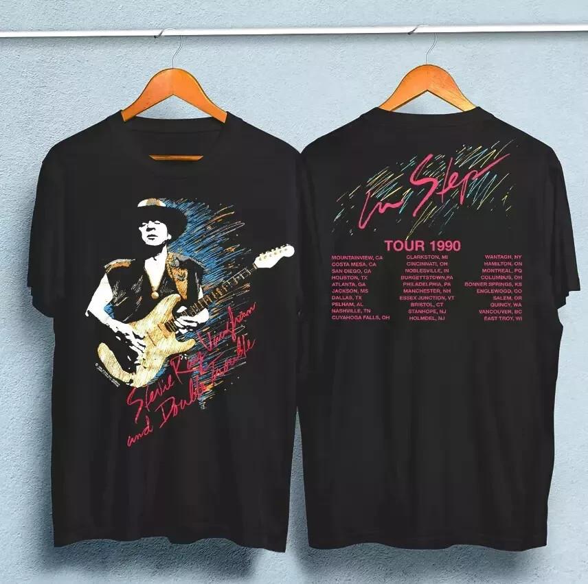Vaughan Ray Stevie 1990 Tour Step Vintage T-Shirt S