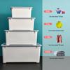 Juanapego Portable Storage Box with Wheels