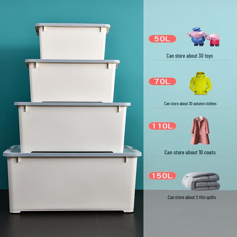 Juanapego Portable Storage Box with Wheels