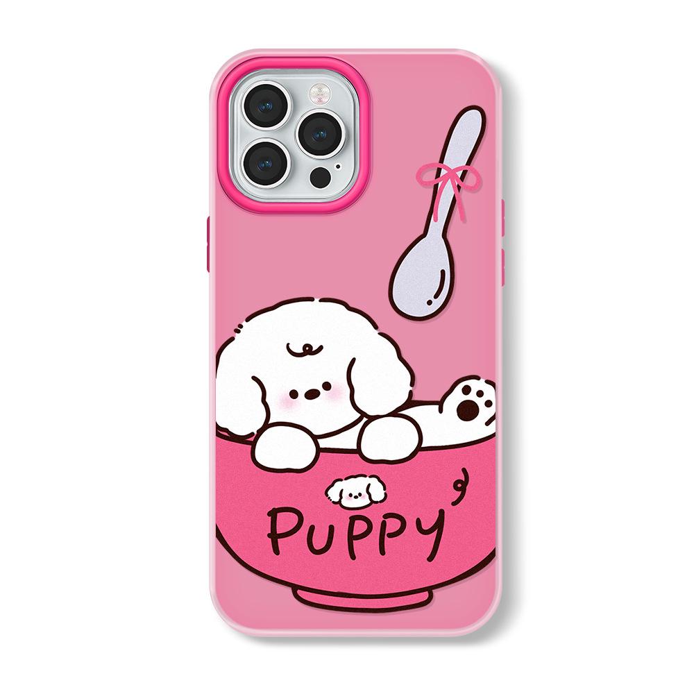 

Чехол Zhitai Cartoon Jelly для iPhone 15 Pro Max, 16, 14, 13 и 12 — милый и забавный дизайн. iPhone X/XS