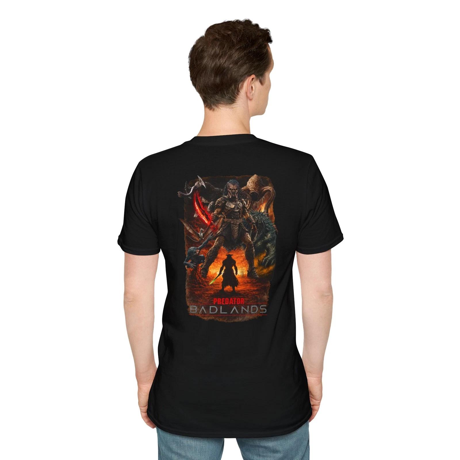 Badlands Battle Predator T-Shirt | Fantasy Horror BACK XXXXL