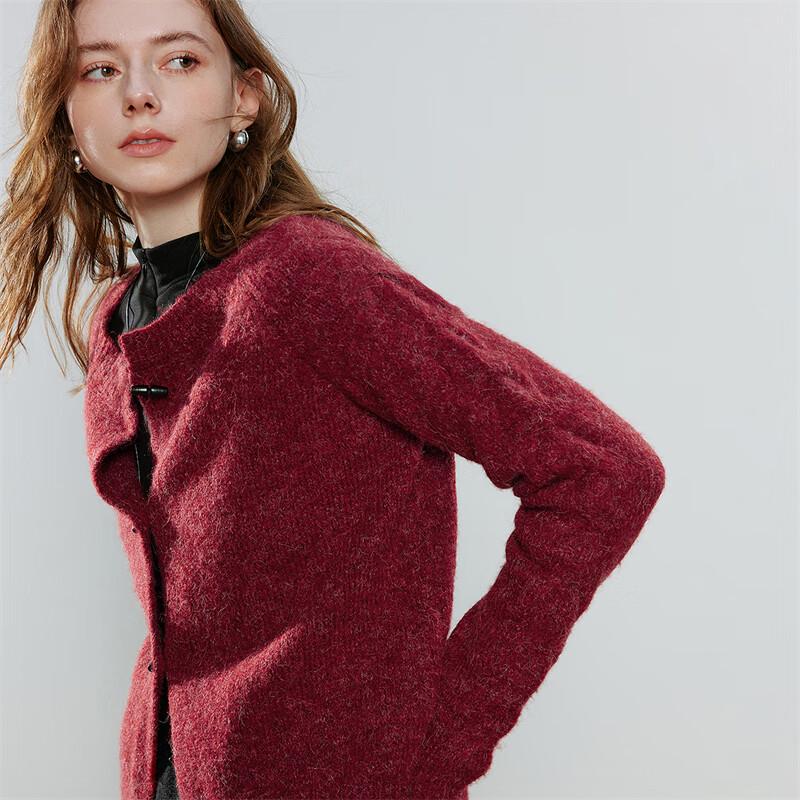 Women's Retro Toggle Button Knitted Cardigan