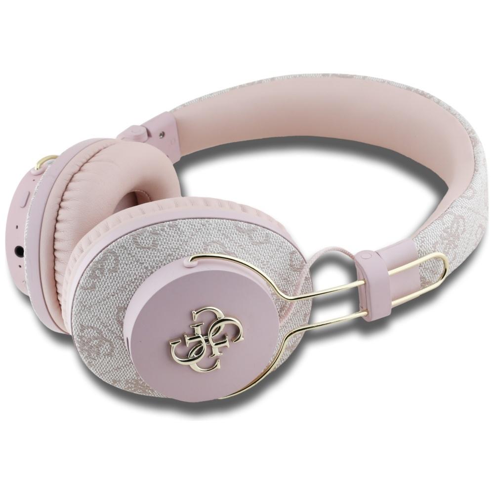 Guess ENC Metal 4G Logo Pink Bluetooth Over-Ear Headphones