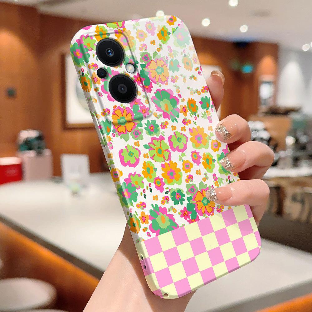 All-inclusive-Film-Telefonhülle, Cartoon-Modedesign, Hartschale, vollständige Abdeckung, stoßfeste Kamera-Schutzhülle für OPPO Realme OnePlus Infinix Tecno