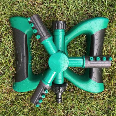 Rasensprenger Gartenbewässerungssystem Drehbar Automatische Bewässerungsgeräte für Rasen Blumenbeet Gemüsegarten Obstgarten Ackerland