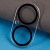For iPhone 17 Camera Lens Protector Black Circle Design HD Clear Tempered Glass Lens Film