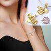 New Sparking Gold Copper Charm Beads Fit Original Copper Bracelet Diy Jewelry Gift Firefly Leopard Clip Dangle