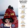 1pc Snow White Soft Warm Throw Blanket Nap Blanket For Couch Sofa Office Bed Camping Travel,Comfortable, Warm1026